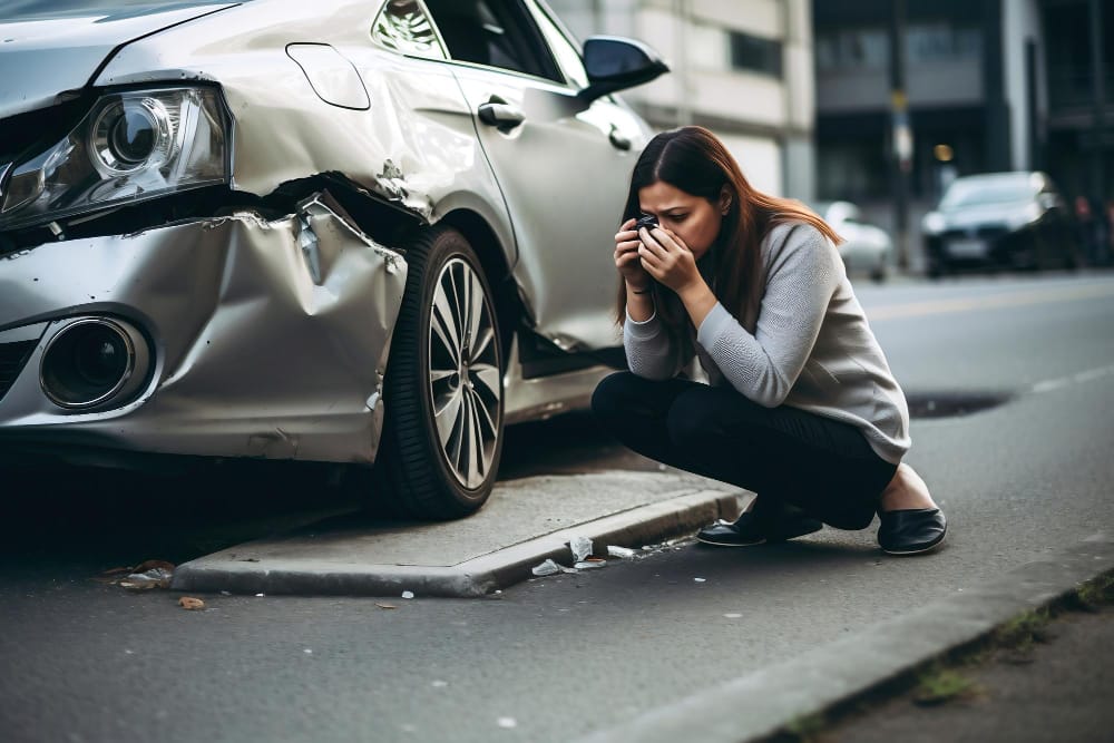 How to determine fault in a car accident based on location of damage